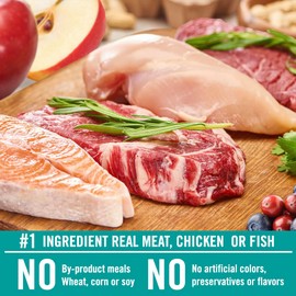 Chicken Soup for the Soul Pet Food Classic Dry Adult Dog Food, Chicken, Turkey & Brown Rice Recipe, 40 Pound Bag | Soy Free, Corn Free, Wheat Free, Dry Dog Food Made with Real Ingredients