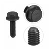 sourcing map Metric M6x20mm Hex Flange Bolts, 20pcs 10.9 Grade
