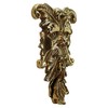 Gothic Rams Head Door Knocker Cast Brass (Brass)