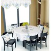 Simhomsen Embroidered Butterfly Rod Pocket Window Valance for Spring and