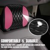 Hovom 2PCS Car Headrest Cover, Soft Breathable Leather Cars Front