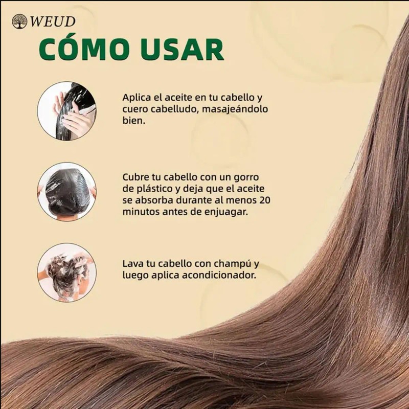 Weud Aceite De Batana De Para El Crecimiento Del Cabello