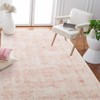 LIMON HOME Pink Floral 3x5 Entryway Rug Indoor Washable Non-Slip