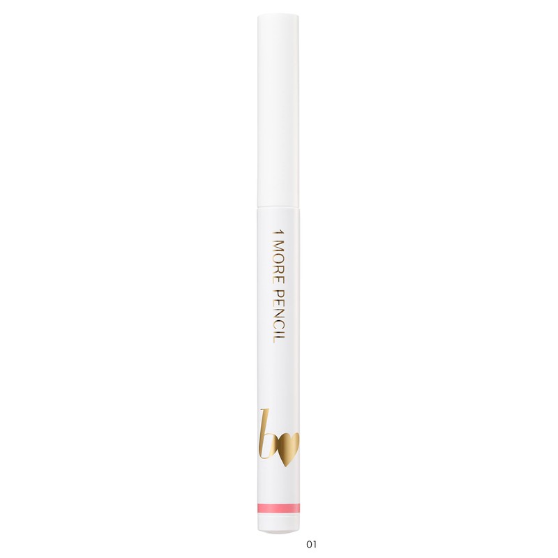 b idol 1more Pencil R 01 Lip Shape (Pink), 0.02
