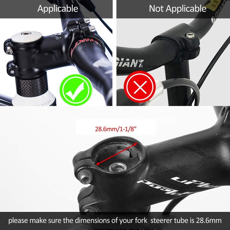 PLATT Bicycle Fork Stem Extender Aluminum Alloy MTB Bike Stem