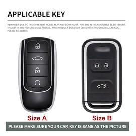 ontto Cowhide Car key cover fit for Chery Tiggo 8plus Tiggo 8 New 5 Plus 7pro Max Omoda 5 C5 key holder handmade leather case keyring keychain Smart Shell bag Accessories 4 buttons Black A