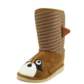 The Doll Maker Animal Faux Sheraling Boot - Brown - MF1541726A-7