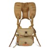 AOFAR Binoculars Case, Khaki, Large Capacity, Lightweight, Abrasion Resistant Oxford,