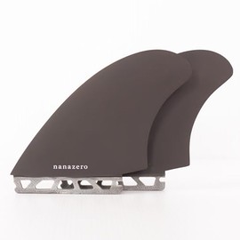 nanazero Honeycomb Twin Fin 5.2" Brown Surfing Surfboard Single Tab