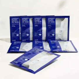 IOPE 아이오페 레티놀 세럼 인 겔 마스크 30g 4매+증 정용 4매 총8매 IOPE Retinol Serum in Gel Mask 30g 4 Sheets + Bonus 4 Sheets Total 8 Sheets