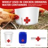 Chicken Water Nipples,25pcs Horizontal Chicken Nipple Waterer for Poultry Coop,Leakproof
