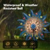 Solar Wind Spinner Retro Spinner, Waterproof Outdoor Metal Wind Sculpture