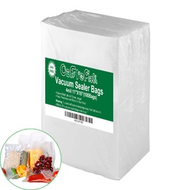 O2frepak 100 Gallon Size 11" x 16" 4mil Thick Vacuum Sealer Bags with BPA Free and Puncture Prevention,Vacuum Seal Freezer Bags,Great for Sous Vide Vaccume Sealer PreCut Bags