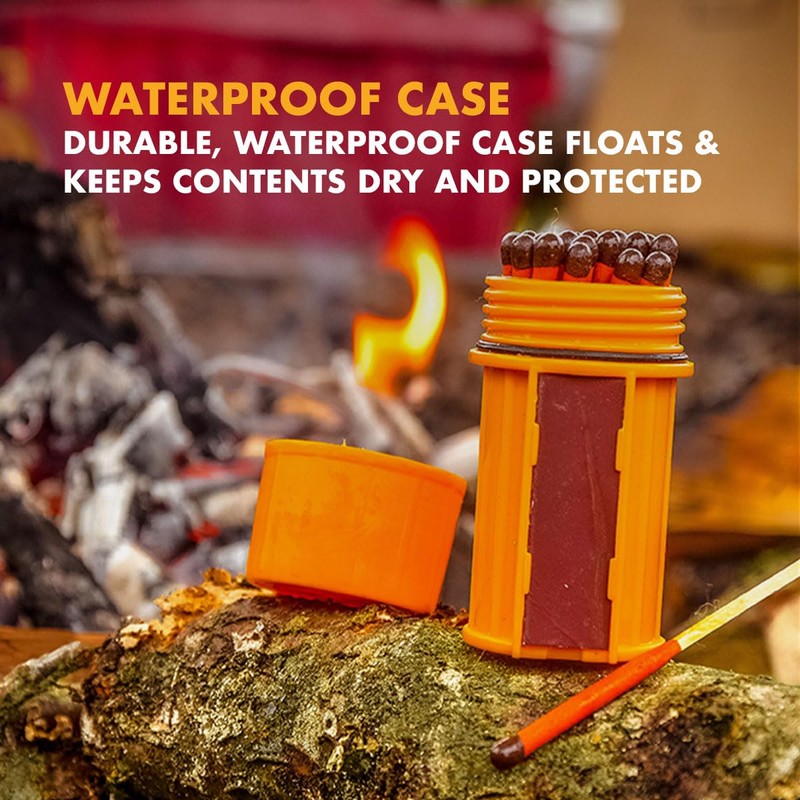 UCO Stormproof, Waterproof & Windproof Match Kit with 4 Packs