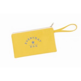 Mehrzweck-Kosmetiktasche, 25 x 0,5 x 15 cm, Organizer für Kosmetik, Rechnungen, ideal für Reisen, Zuhause, Auto, Senf, Klassisch