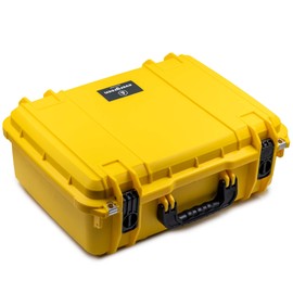 Evergreen 720 Hard Protective Photographer Case with Pick & Pluck Foam - Travel Safe/Mil Spec/Waterproof/USA Made - for Cameras, Lenses & Equipment (Yellow)