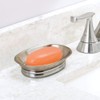 iDesign York Metal Soap Saver, Holder Tray for Bathroom Counter,