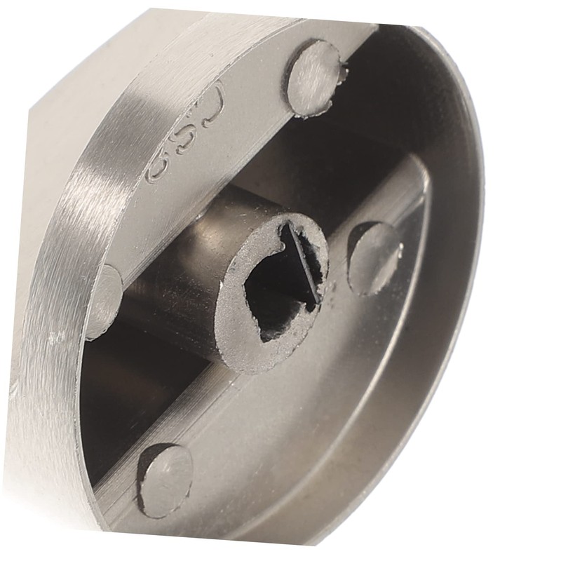 LABRIMP 5Pcs Gas Range Knobs Replacement Stainless Steel Stove Control