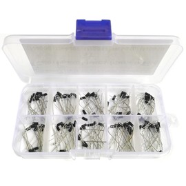 BEHOSHI 100pcs Rectifier Diode Set 10 Values 1N4001-1N4007 1N5817-1N5819, Electronic Germanium Diode