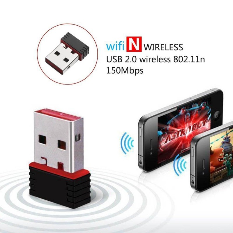 Mini 150MPS USB 2.0 Stick WiFi 802.11n Wireless LAN Network
