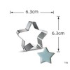 ccHuDE 3 Pcs Star Moon Cloud Cookie Cutters Stainless Steel