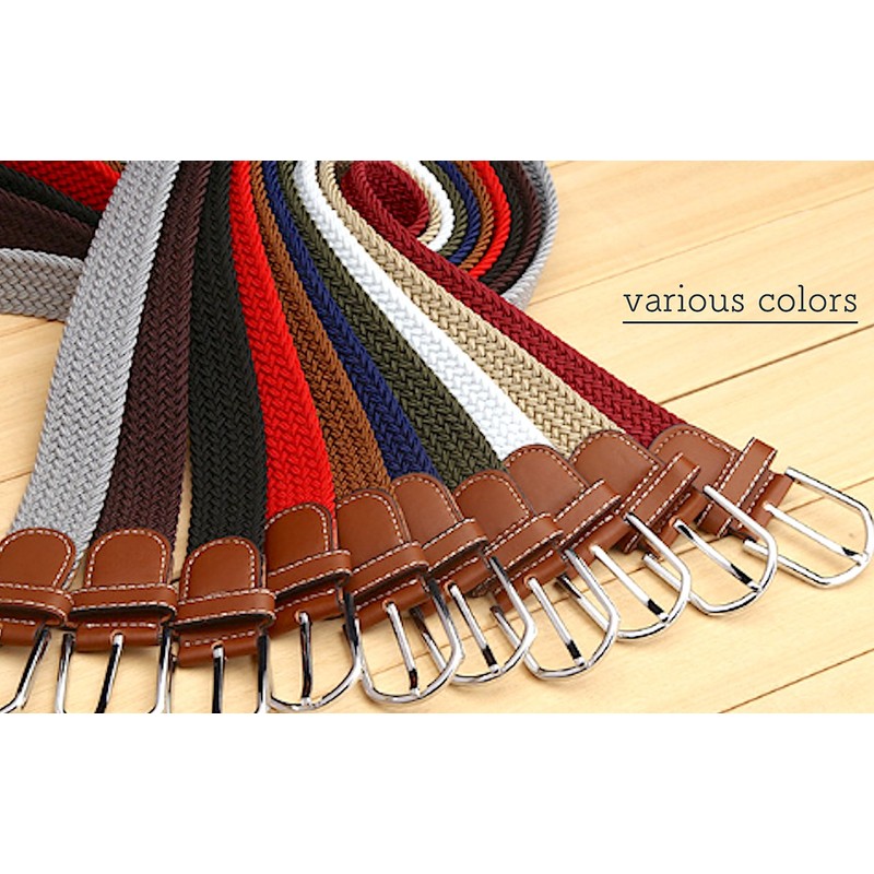 FREESE Men's Woven Mesh Belt, Business & Casual, Gentlemen, Elastic,