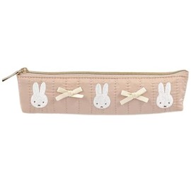 Miffy Slim Pouch, Beige, My Favorite Ribbon Miffy