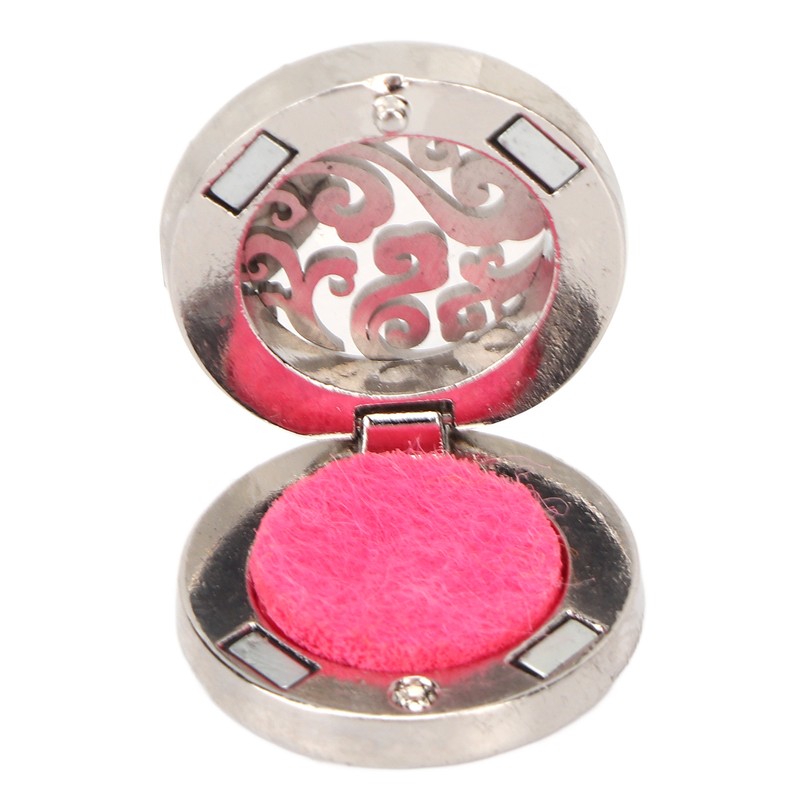 0.9in Diffuser Face Cover Clips Hollow Stainless Steel Magnetic Aromatherapy