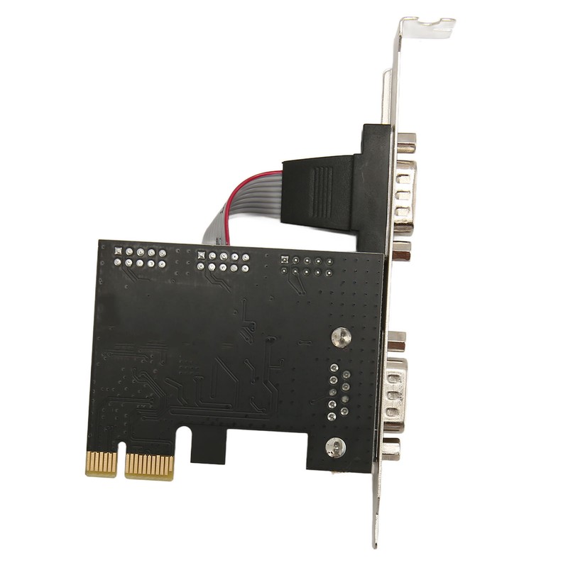 2 Port PCI Express RS232 DB9 Serial Port Card PCIe