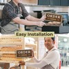 Woodamore Wood Order Here Sign - Hanging Order Here Pick