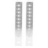 2Pcs U Channel Aluminium 48x12mm Heavy Duty 3 Side Beam