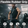 2 Pairs Weight Lifting Grips (Black + Gray) | Premium