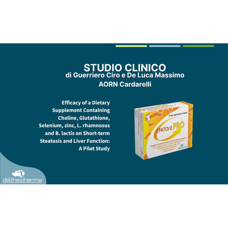 Epatoril Pro a base di Colina, Zinco, Glutatione, Selenio e