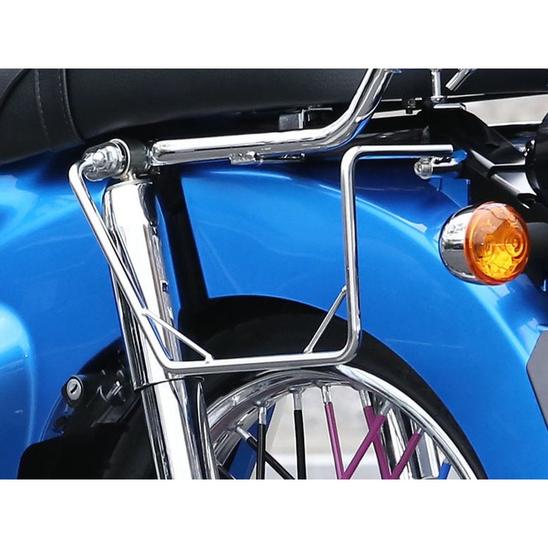 Kijima Honda 210-4932 Motorcycle Parts Bag Support, Plated, Left Side,