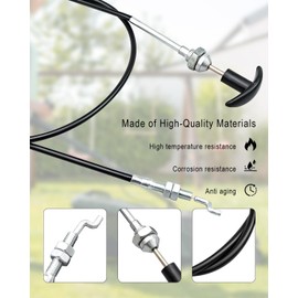 TIKSCIENCE 946-04058 Reverse Clutch Cont Cable Fit for MTD Troy Bilt Yard Machines Lawn Mower Replace 746-04058 GW-1916719, Reverse Clutch Control Cable