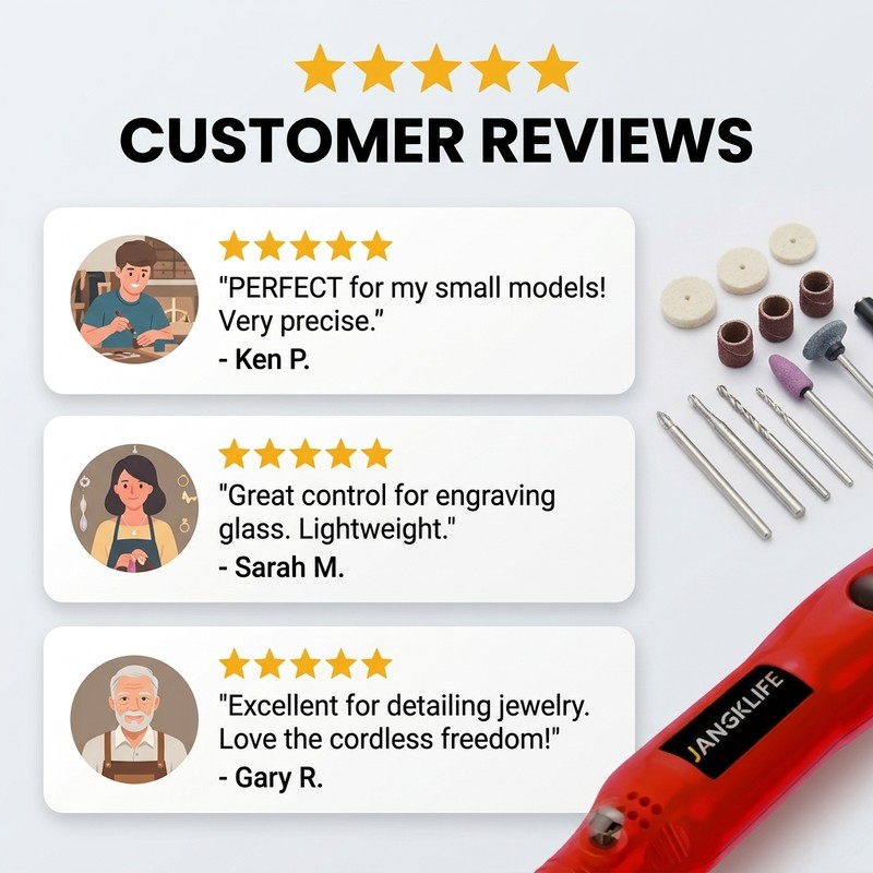 USB Cordless Rotary Tool Kit – Rechargeable Engraving Pen for