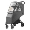 Stroller Rain Cover Universal Waterproof Windproof Dustproof Coldproof Travel Weather
