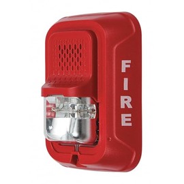 Horn Strobe,Marked Fire,Wall or Ceiling