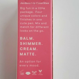Jordana Lip ColorStax Balm Shimmer Cream Matte #01 Pink