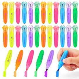 KOSTACHI Mini Highlighter Party Bag Children's Birthday Party 6/7/8/9/10 Years, Suitable for Children's Birthday Party Favours & Give Aways Children's Birthday (Pack of 30)