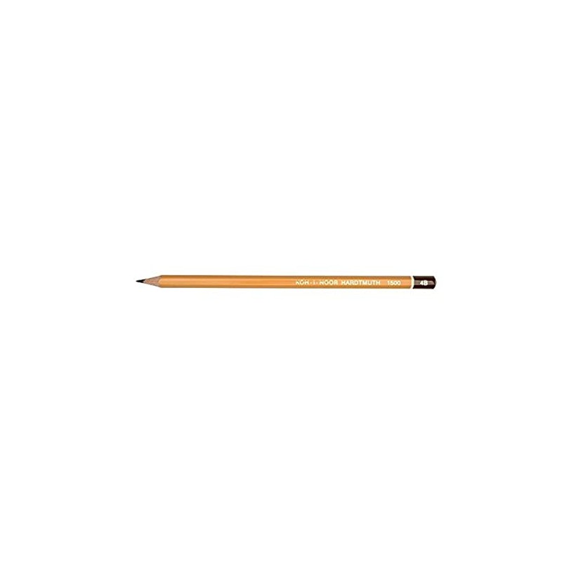 KOH-I-NOOR 1500 4B Graphite Pencil (Pack of 12)