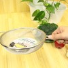 One Handed Strainer for Frying Pans, Boiling Colander, 7.5 inches
