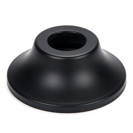 WELWIK 1/2" Stainless Steel IPS Bell Flange Matte Black 13/16 Opening x 2-3/4 OD Exterior Diameter