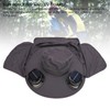 Men Sun Hat Solar Powered Rechargeable Fan UPF50 Wide Brim