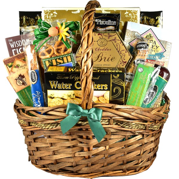 Gift Basket Village Fishing Gift Basket with Gourmet Snacks to Enjoy While Fishing - A Gift Basket for the Fishermen in Your Life