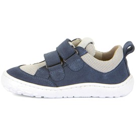 Froddo Mega Flexible Trainers Barefoot Base Leather + Mesh Trim v G3130260, White (white denim)