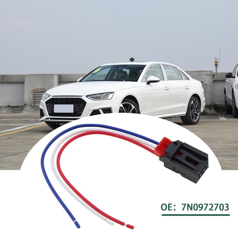 VGOL 2 Pieces Car Rear Light Wiring Harness Connection 3-Pin