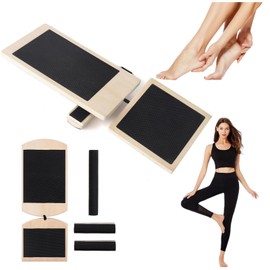 Ankle Balancing Board, Ankle Strengthener Set Single Foot Balancing Board Posture Corrector Foot Strengthening Trainer Foot Stability Exerciser for Sprained Ankle Valgus Varus Holder