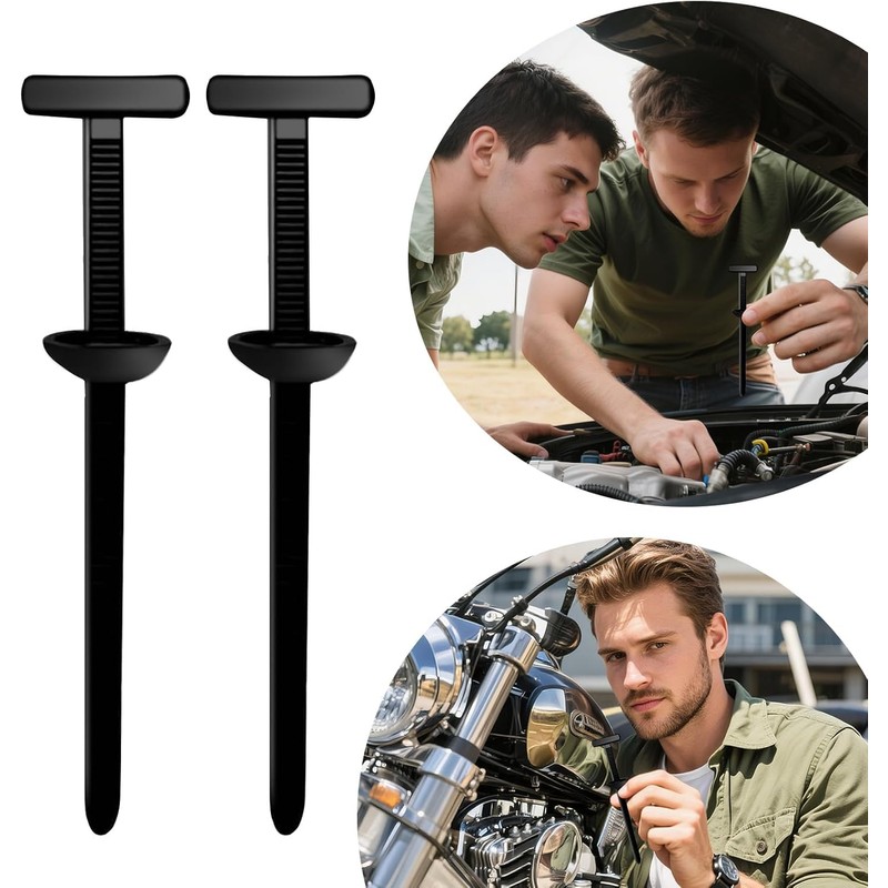 100 Pcs Nylon Universal Cable Tie Buckle for Car, Automotive