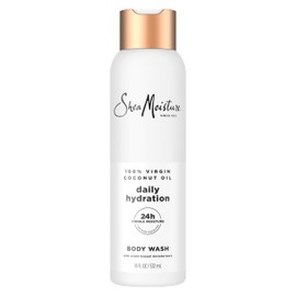 SheaMoisture Virgin Coconut Oil Body Wash Nourish and Replenish Skin Daily Hydrating body wash for 24H Visible Moisture for Healthy, Glowing Skin 18 oz